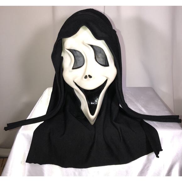 Scream Mask Vintage Smiley Tate Fun World Div Glow in the Dark 11.5" - Picture 1 of 10